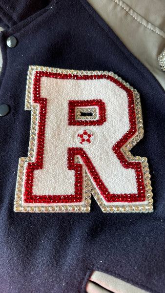 Blinged Letterman Jacket