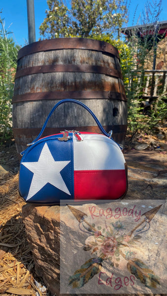 Mini Oro Rosa "Tiny Beast" Handbag, Texas Pride, Ready to Ship