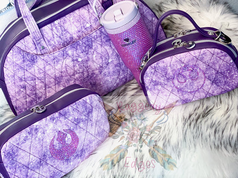 R Alliance Purple Bird SW set, Oro Rosa's Tiny Quilted Beast, Catalina, THE Beast and Stanley Travel set, Ready to Ship