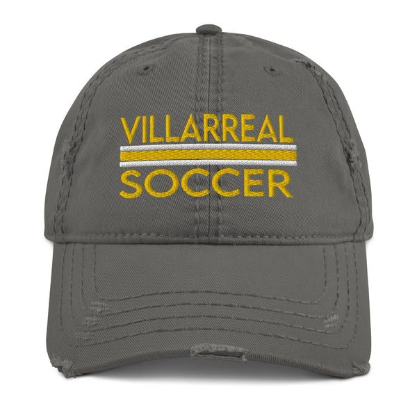 Villarreal Embroidered Distressed Dad Hat