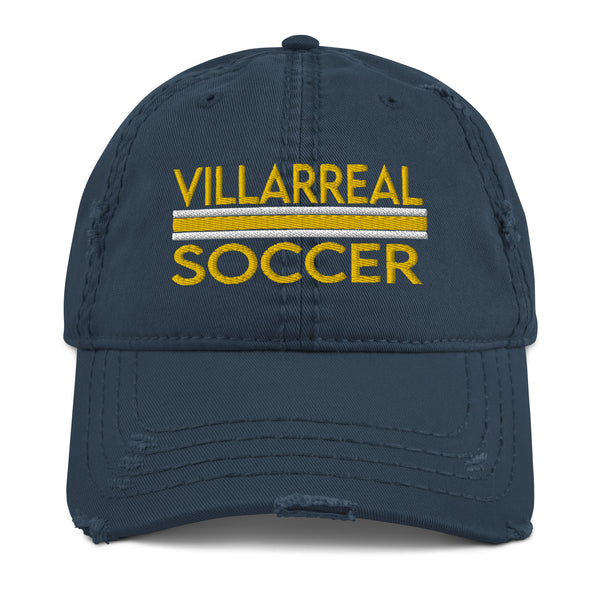 Villarreal Embroidered Distressed Dad Hat