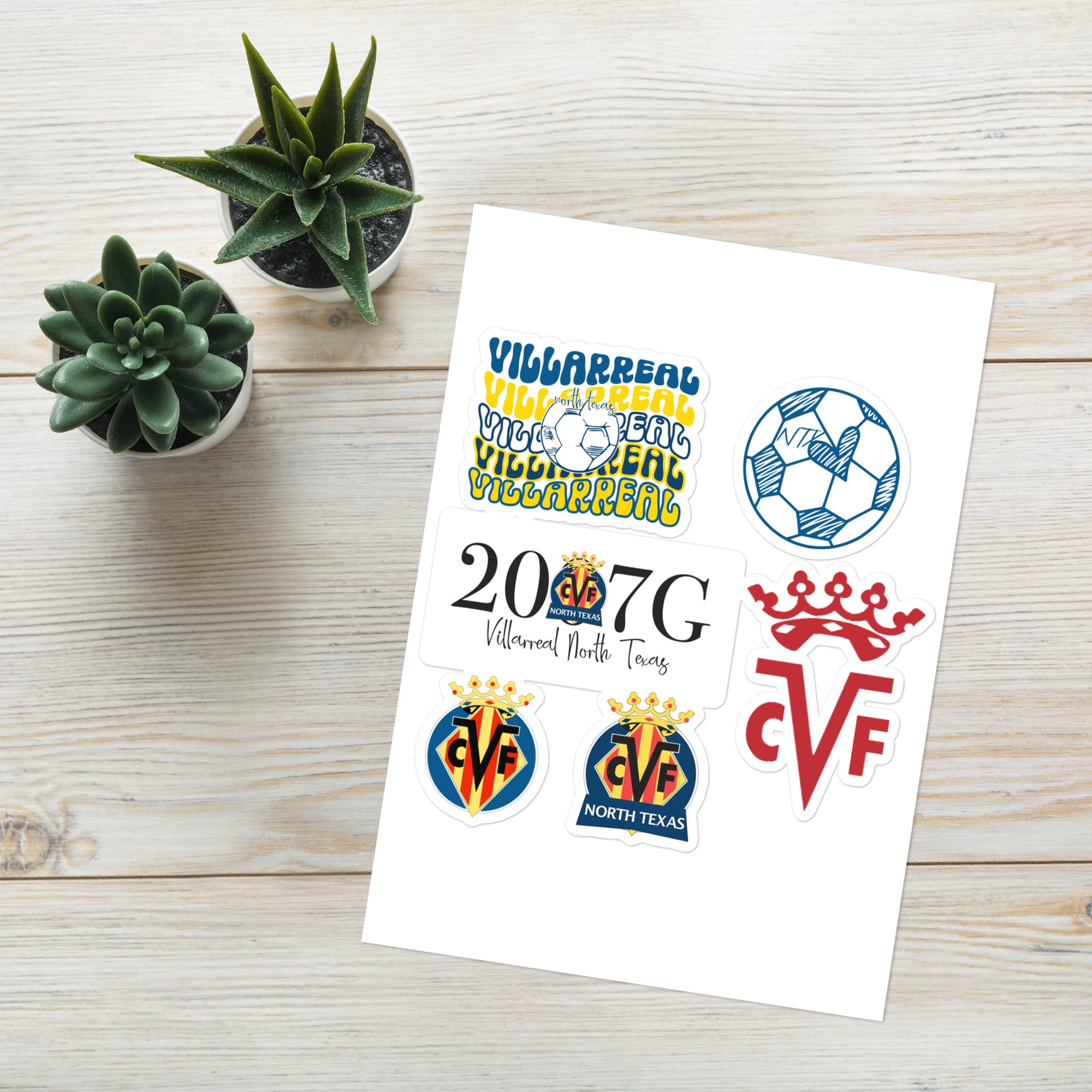 Villarreal Sticker sheet