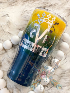 Villarreal NTX Ombre Tumbler, Ready to Ship